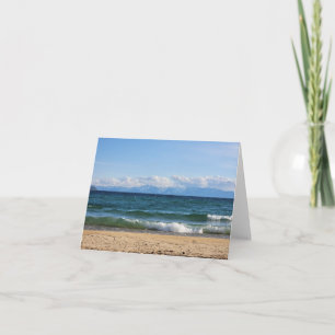 Lake Tahoe - blank inside greeting card