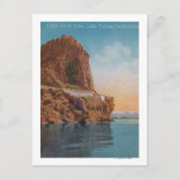 Lake Tahoe, CA - Cave Rock from the Lake View