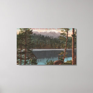 Lake Tahoe, CA - Looking Across Cascade Lake Canvas Print
