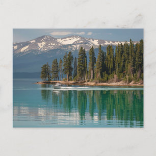 Lake Tahoe California and Nevada Postcard