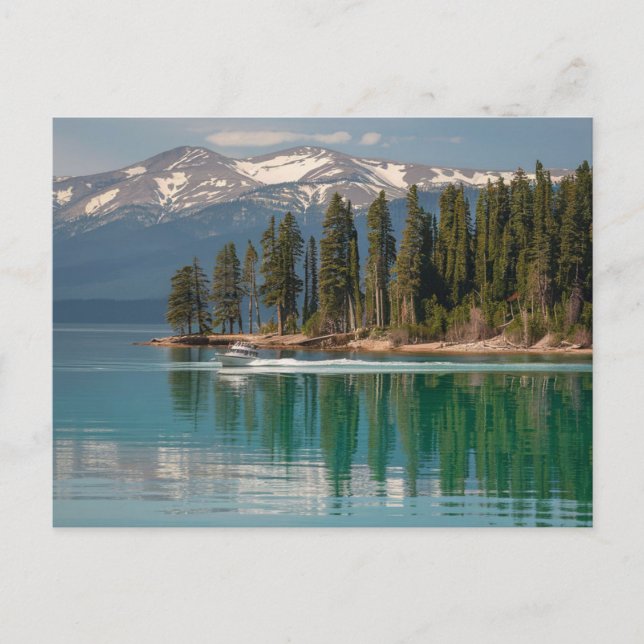 Lake Tahoe California  and Nevada  Postcard (Front)