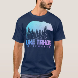 Lake Tahoe California Bear Grizzly Pride Outdoor V T-Shirt