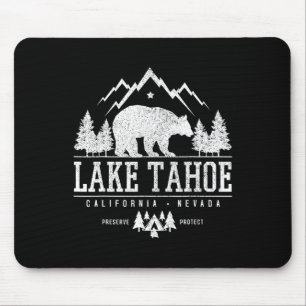 Lake Tahoe California - Bear Mountains Nature Camp Mouse Mat