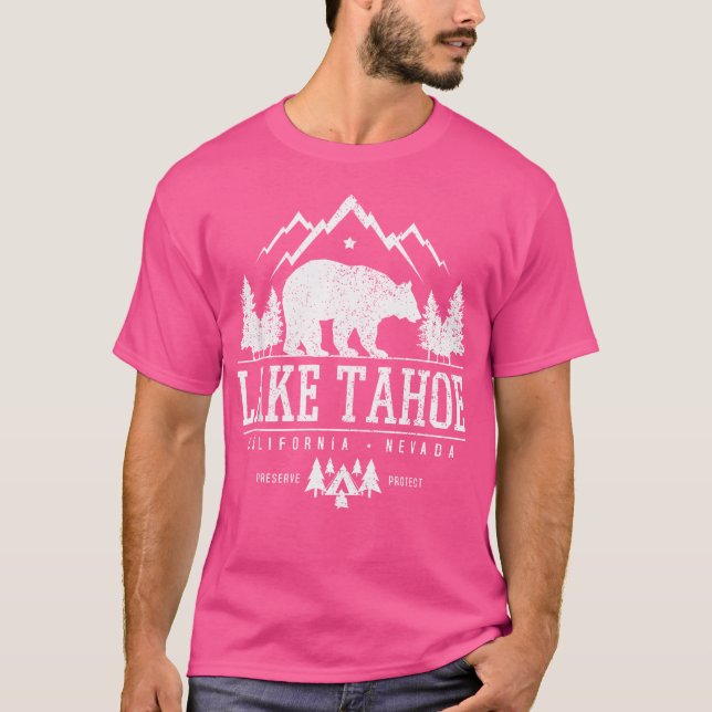 Lake Tahoe California - Bear Mountains Nature Camp T-Shirt (Front)