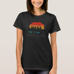 Lake Tahoe California Bear Nature Vintage Grizzly T-Shirt