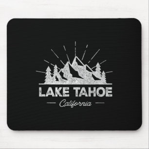 Lake Tahoe California Ca T Shirt Vintage Hiking Re Mouse Mat