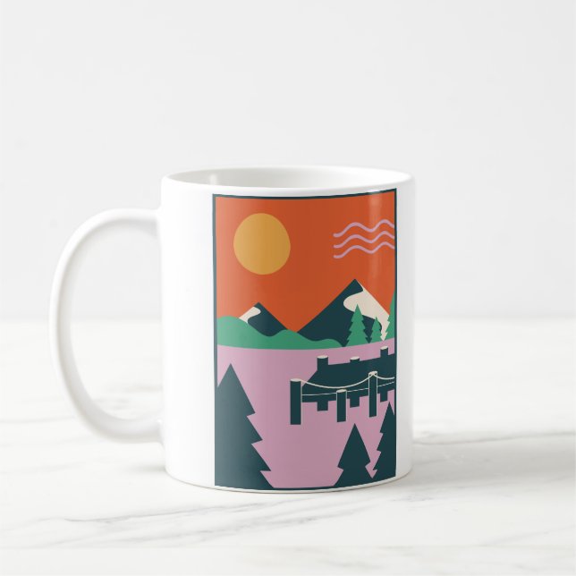 Lake Tahoe, California Coffee Mug (Left)