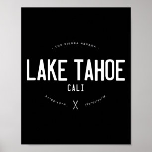 Lake Tahoe California Graphic Distressed Vintage S Poster