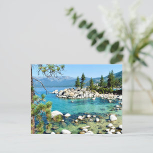 Lake Tahoe , California Holiday Postcard