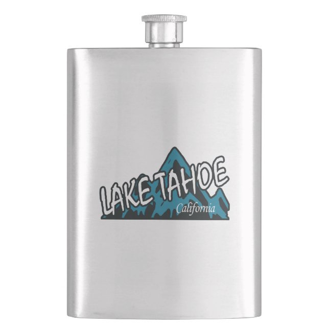 Lake Tahoe California Mountains Hip Flask (Front)