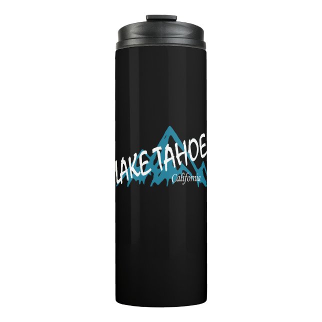 Lake Tahoe California Mountains Thermal Tumbler (Front)