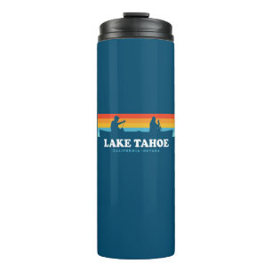 Lake Tahoe California Nevada Canoe Thermal Tumbler