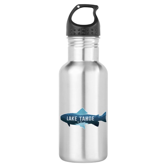 Lake Tahoe California Nevada Fish 532 Ml Water Bottle (Front)