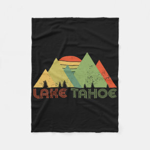 Lake Tahoe California Nevada Mountain Skiing Ski C Fleece Blanket