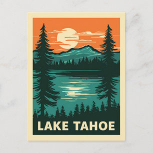 Lake Tahoe California Nevada Postcard