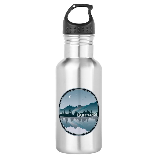 Lake Tahoe California Nevada Reflection 532 Ml Water Bottle (Front)