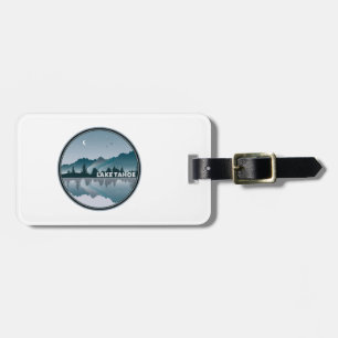 Lake Tahoe California Nevada Reflection Luggage Tag
