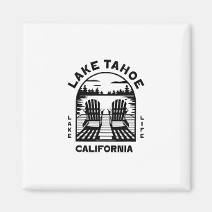Lake Tahoe California Outdoors Vintage Magnet