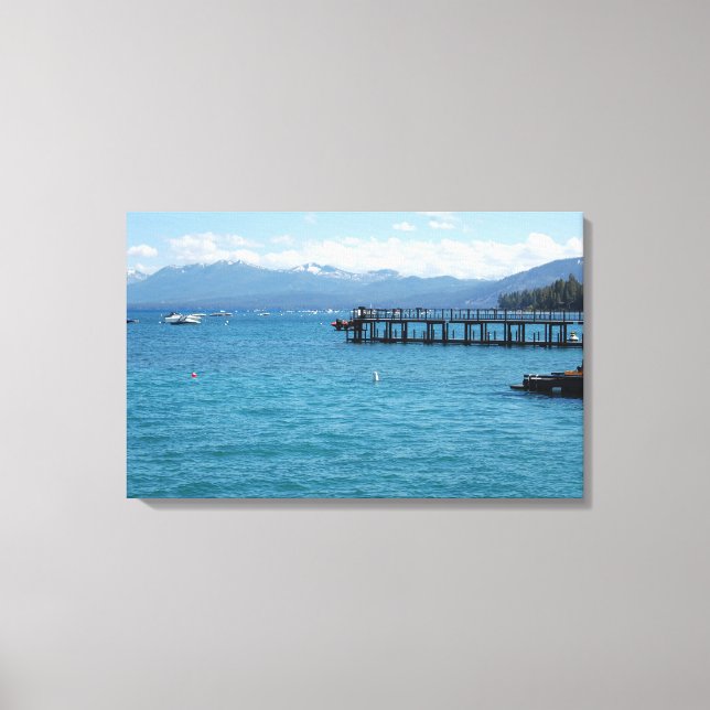 Lake Tahoe California Photography Canvas Print (Front)