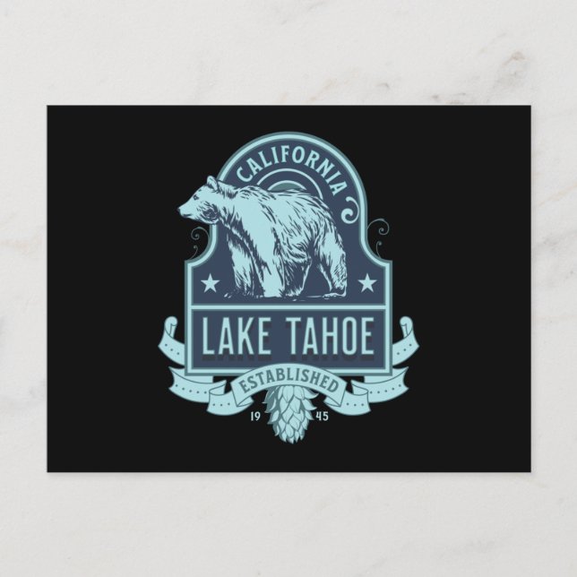 Lake Tahoe California Postcard (Front)