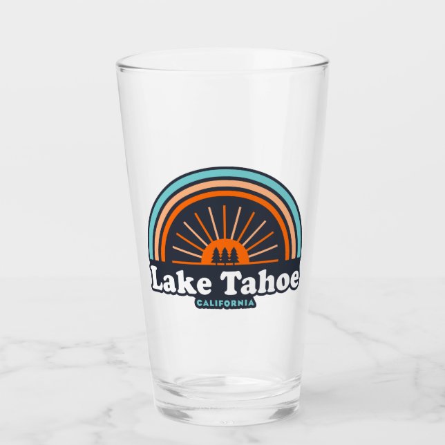 Lake Tahoe California Rainbow Glass (Front)