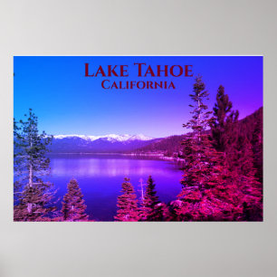 Lake Tahoe California Scenery Photograph Poster