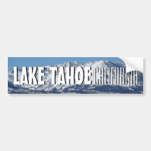Lake Tahoe California scenic bumper sticker