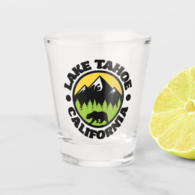 Lake Tahoe,California Shot Glass (Front)
