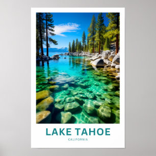 Lake Tahoe California Travel Print