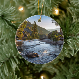Lake Tahoe Christmas Tree Ornament
