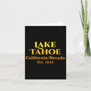 Lake Tahoe Design Chest Pocket Logo Deer 2-sided  Card