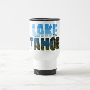 Lake Tahoe Emerald Bay California Background Travel Mug