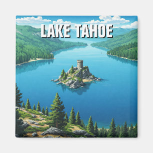 Lake Tahoe Emerald Bay California Travel Magnet