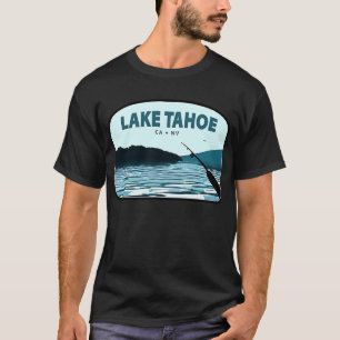 Lake Tahoe Fishing Rod T-Shirt