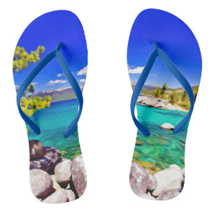 Lake Tahoe Flip Flops