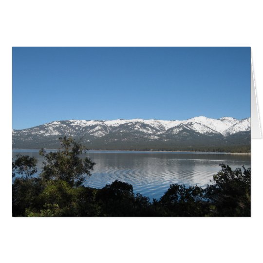 Lake Tahoe Happy Birthday Card