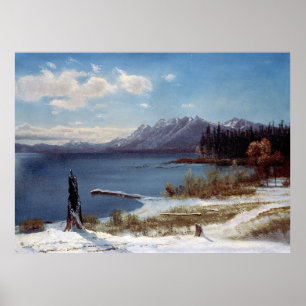 Lake Tahoe in Winter by Albert Bierstadt Poster