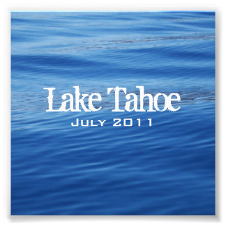Lake Tahoe Jewel Case Insert Photo Print