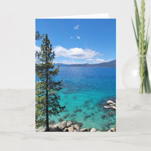 Lake Tahoe Landscape Blank Thank You Card