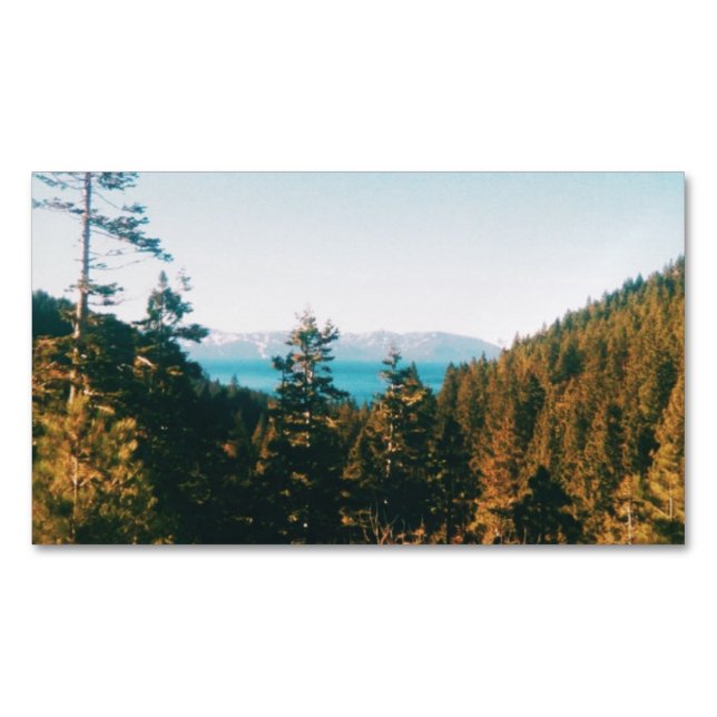 Lake Tahoe  Magnetic Business Card (Front)