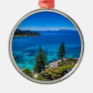Lake Tahoe Metal Tree Decoration