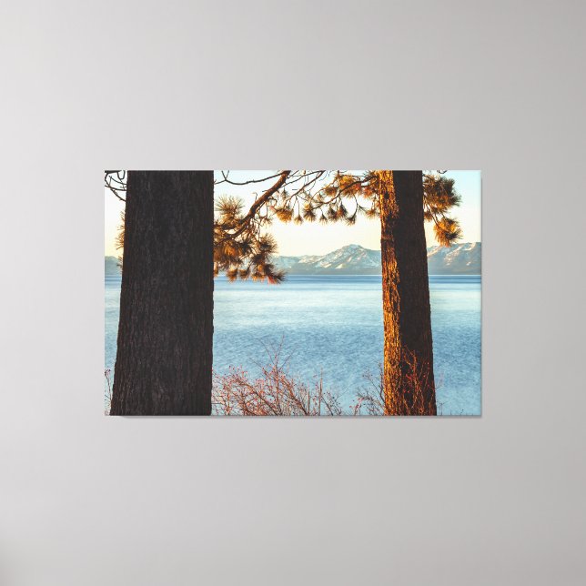 Lake Tahoe Morning Canvas Print (Front)