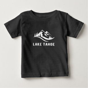 Lake Tahoe Mountains Souvenir Memorabilia Winter V Baby T-Shirt
