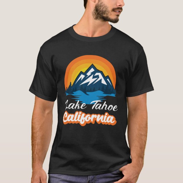 Lake Tahoe Nevada California Souvenir National For T-Shirt (Front)