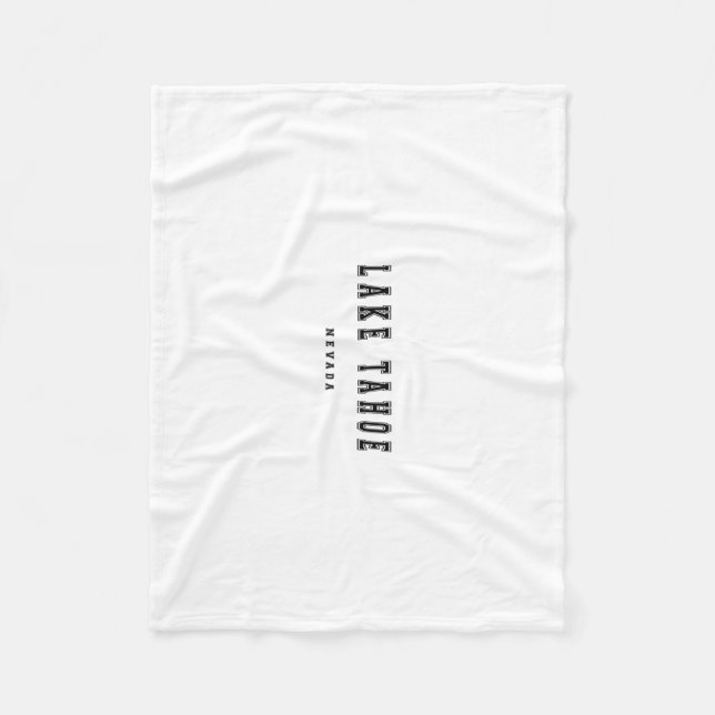 Lake Tahoe Nevada Fleece Blanket (Front)