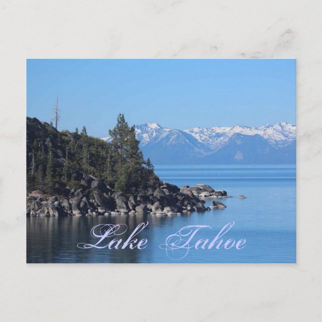Lake Tahoe, Nevada Postcard (Front)