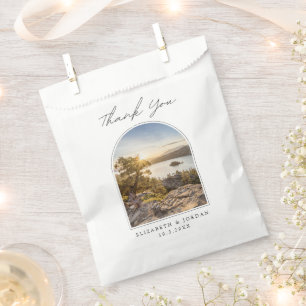 Lake Tahoe Photo Wedding Favour Thank You Bags