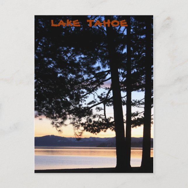 Lake Tahoe Postcard (Front)