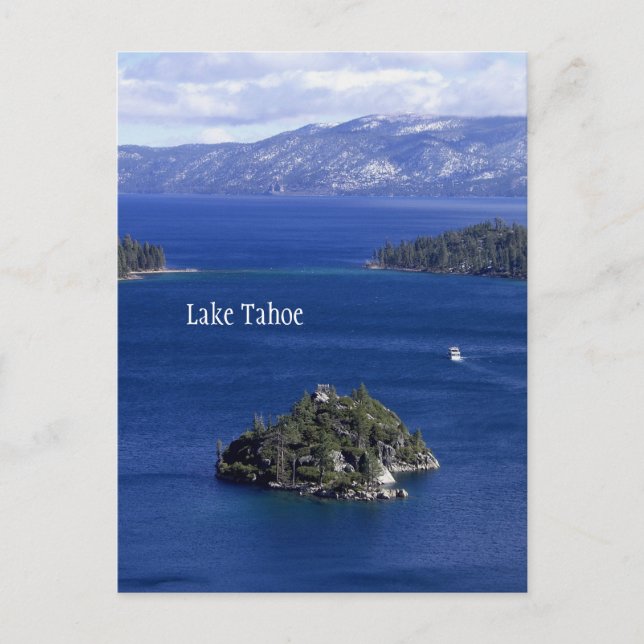 Lake Tahoe Postcard (Front)