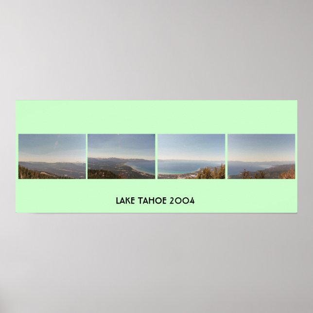Lake Tahoe Poster (Front)